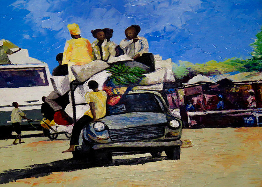 African Home Coming Art Painting Painting by Chi Chi - Fine Art America