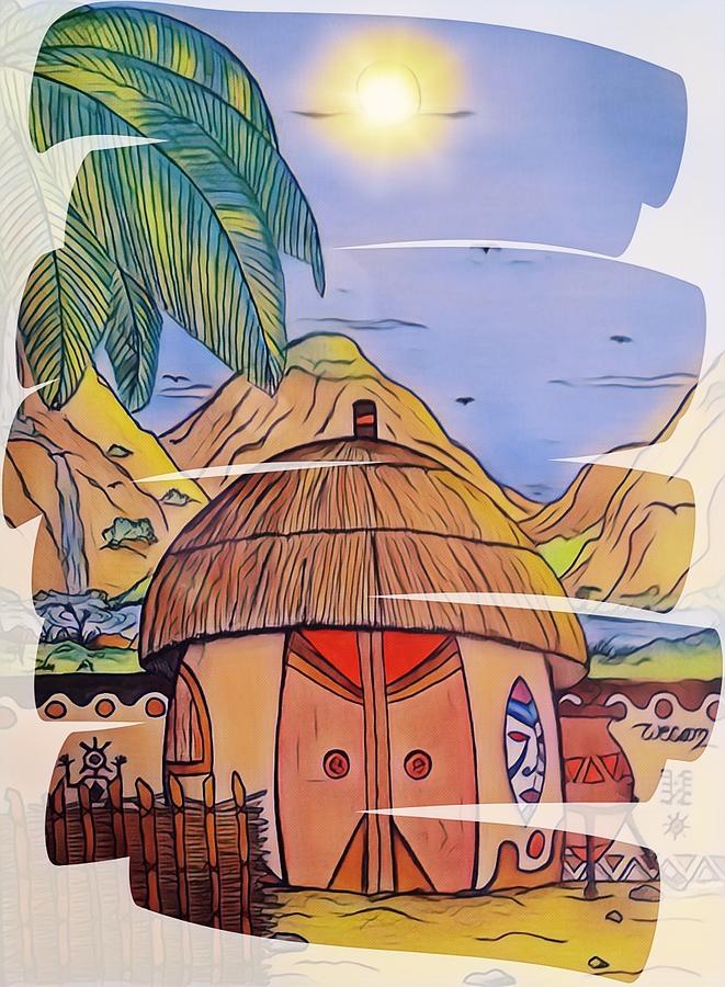 House Drawing | How to Draw a Village Hut | Easy Hut Drawings | House  drawing for kids, House drawing, Simple house drawing