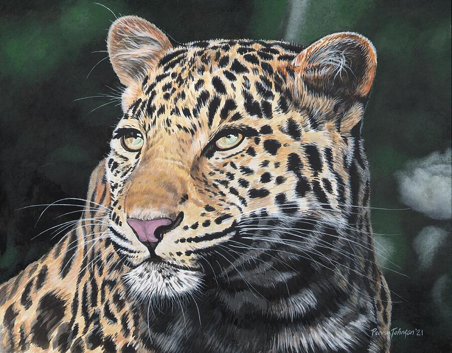 African Leopard Painting by Parry Johnson - Fine Art America