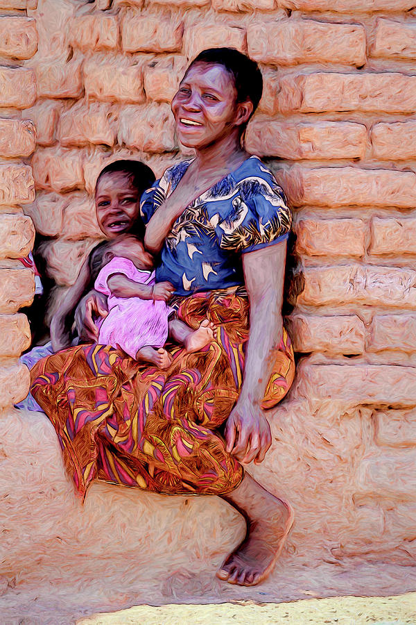 African Mother Photograph by John Haldane