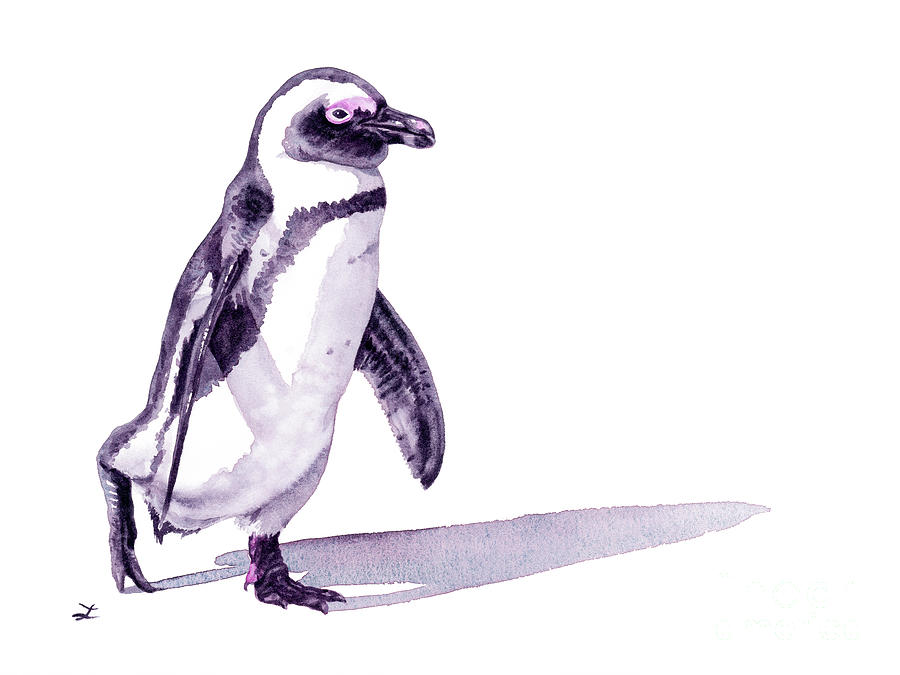 African Penguin Painting