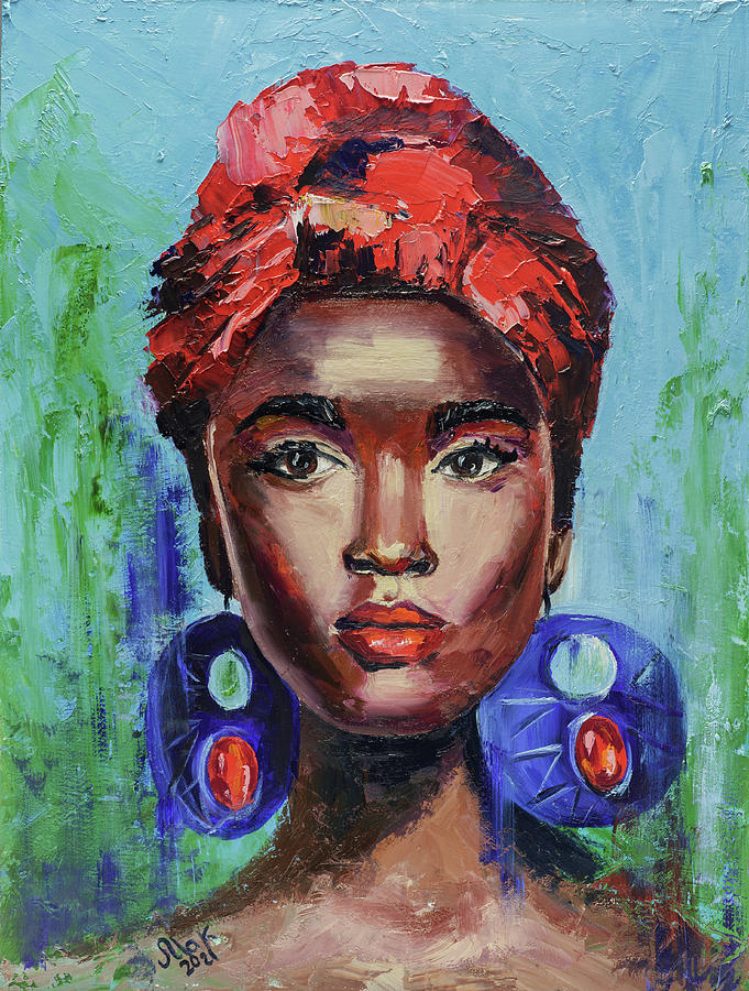 African Queen Painting by Nataly Mak - Fine Art America