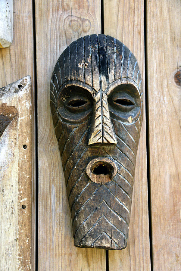 African tribal mask #8  Photograph by David Lee Thompson