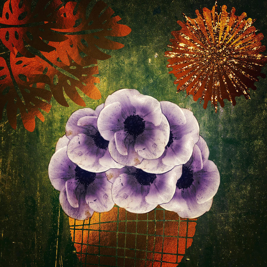 African Violet Digital Art by Canessa Thomas