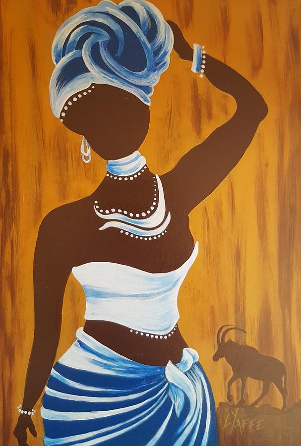 paintings of african women