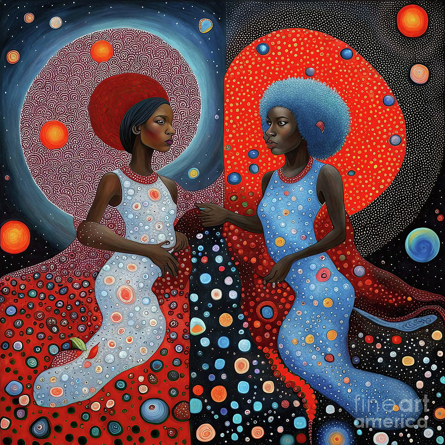 Afro YinYang 05 Photograph by Jack Torcello