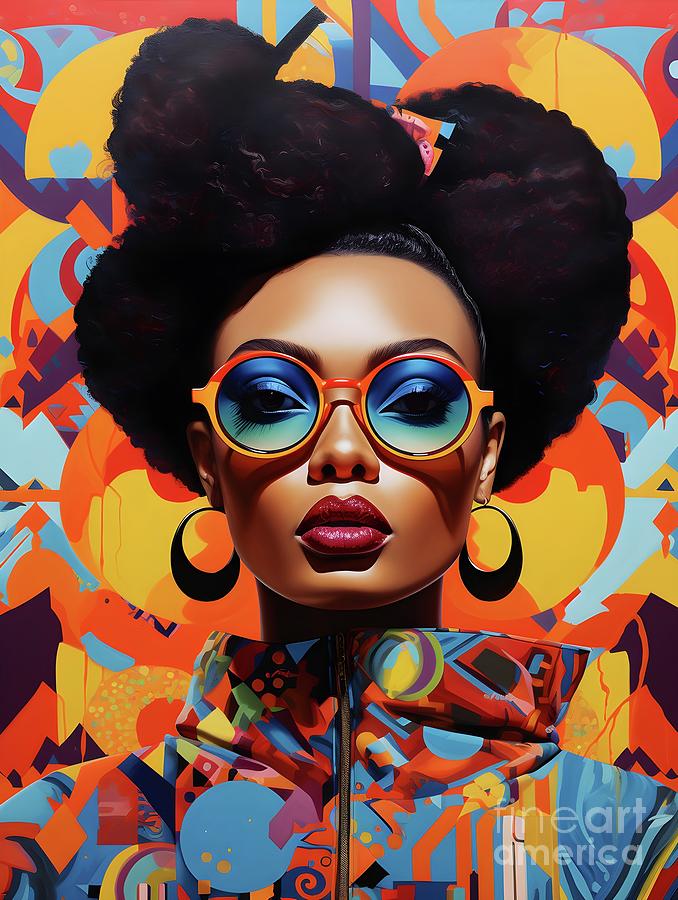 Afrocentric Pop Art Painting by Enzo Matteo - Fine Art America