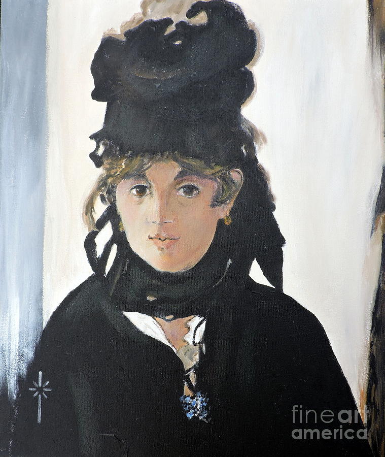 after Edouard Manet Painting by Jodie Marie Anne Richardson Traugott          aka jm-ART