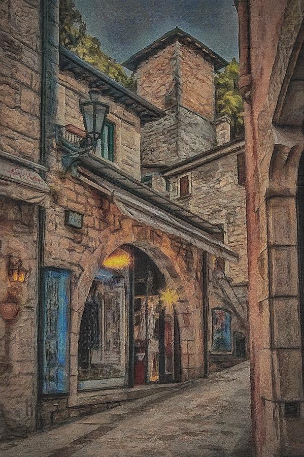 After Hours San Marino Painting by Jeffrey Kolker