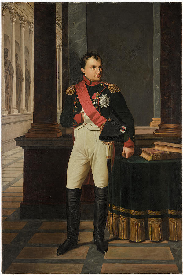 AFTER ROBERT JACQUES RANCOI  FAUST LEFEVRE Portrait of Napoleon Bonaparte  Painting by MotionAge Designs
