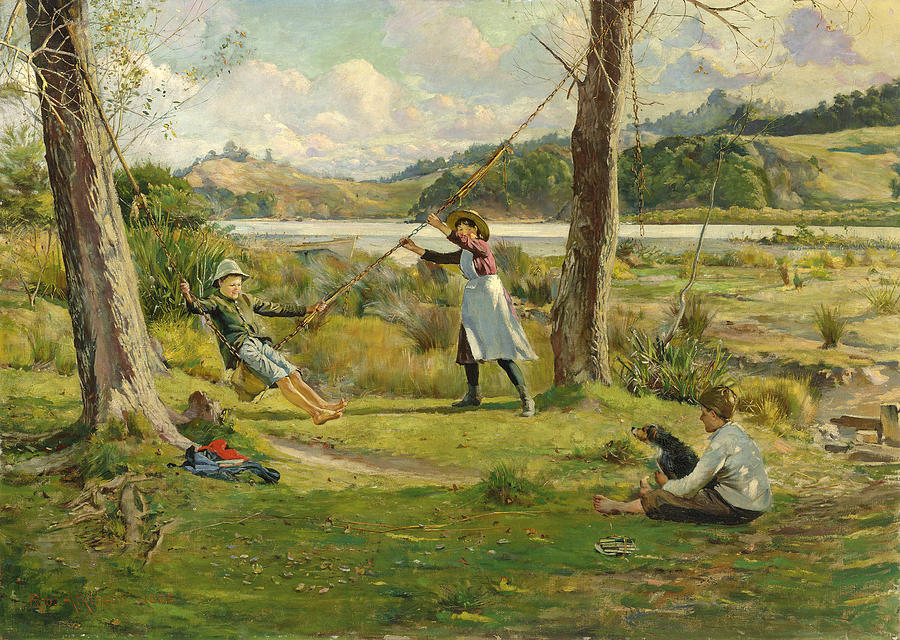 After School Painting by Robert Atkinson