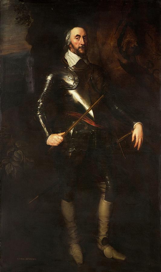 Millard Fillmore Painting - After Sir Anthony Van Dyck Portrait Of Thomas Howard, 14th Earl Of Arundel And Earl Of Surrey  1586  by Artistic Rifki