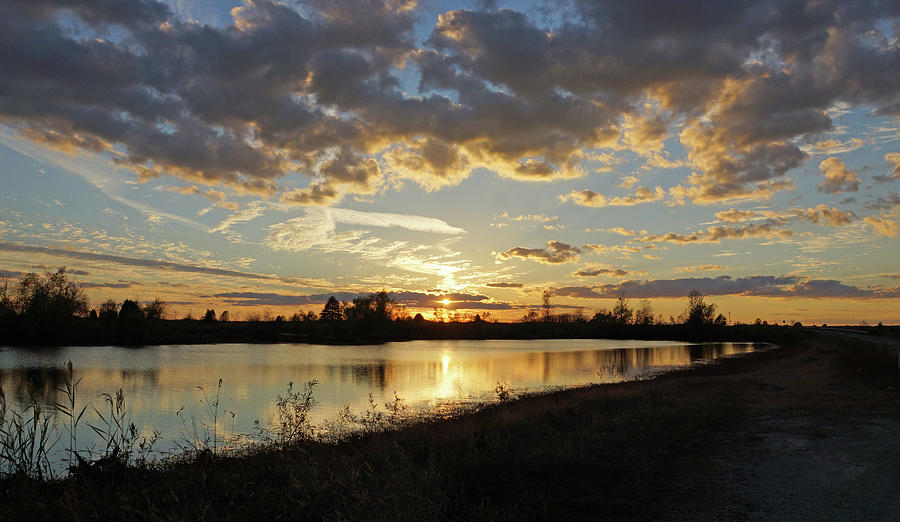After Sunset at Blue Grass Photograph by Sandy Keeton