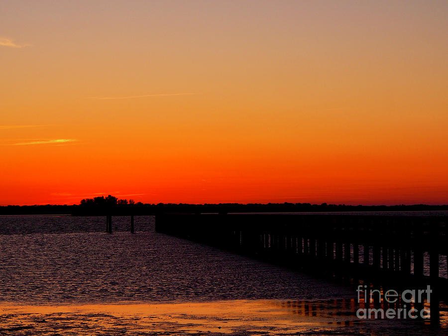 After Sunset in Dunedin, Florida Photograph by L Bosco