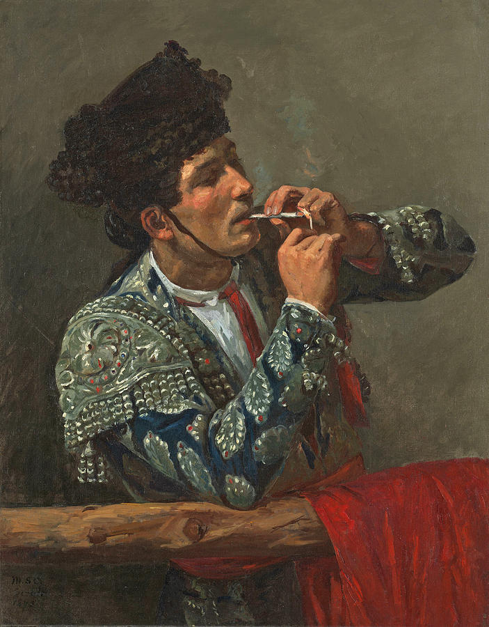 After the Bullfight Painting by Mary Stevenson Cassatt