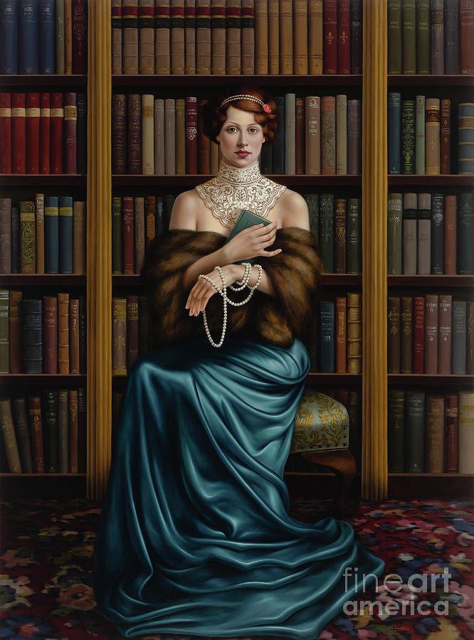 Portrait Painting - After the Opera by Catherine Abel