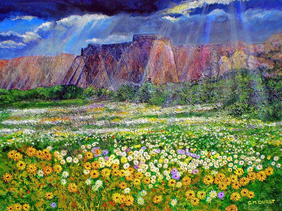 Flower Painting - After the Rain by Michael Durst