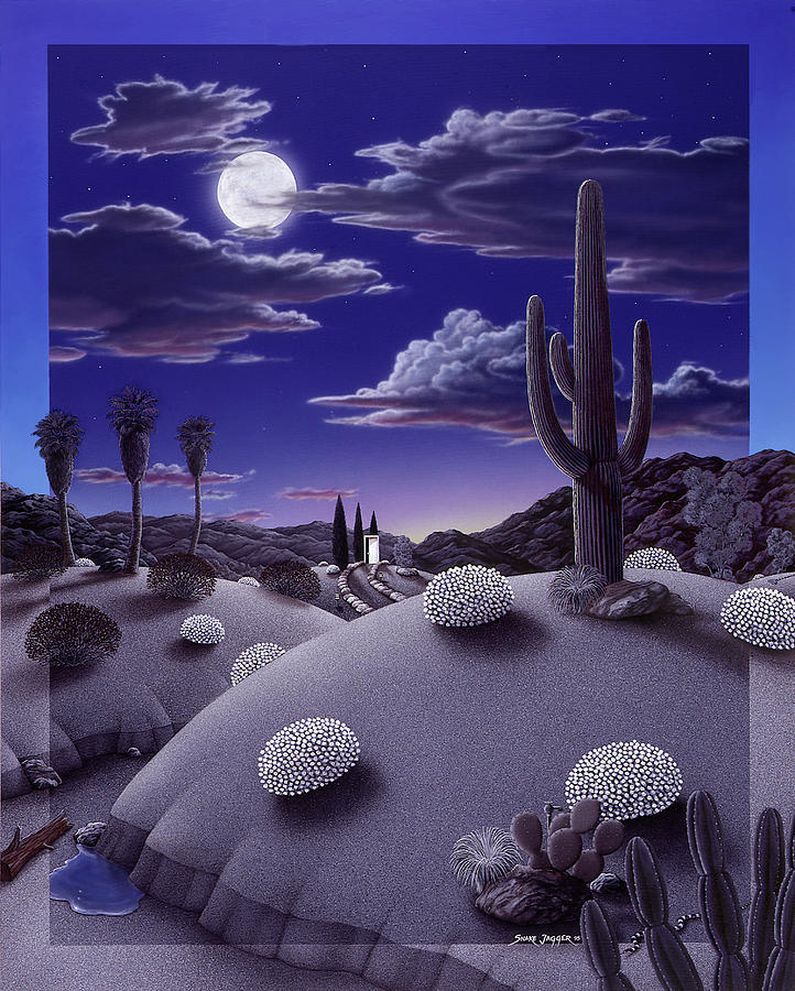 Desert Painting - After the Rain by Snake Jagger