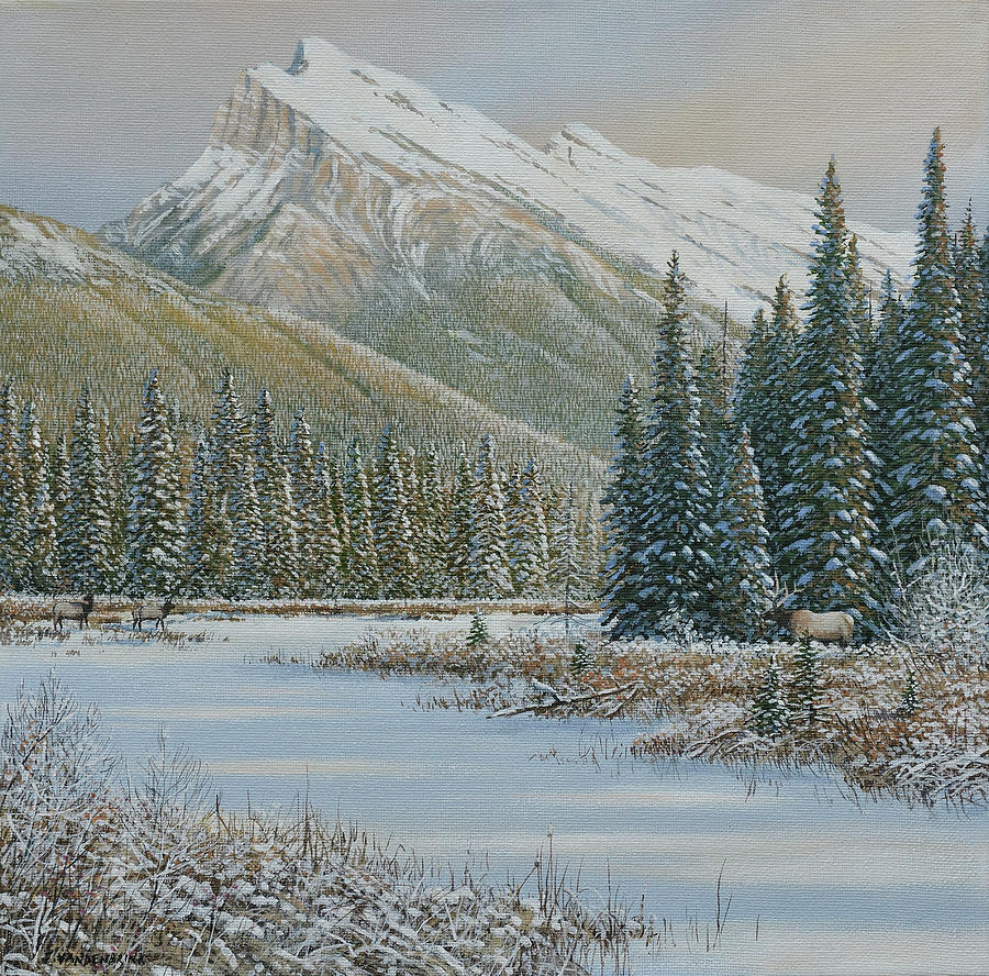 After The Snow Painting by Jake Vandenbrink Fine Art America