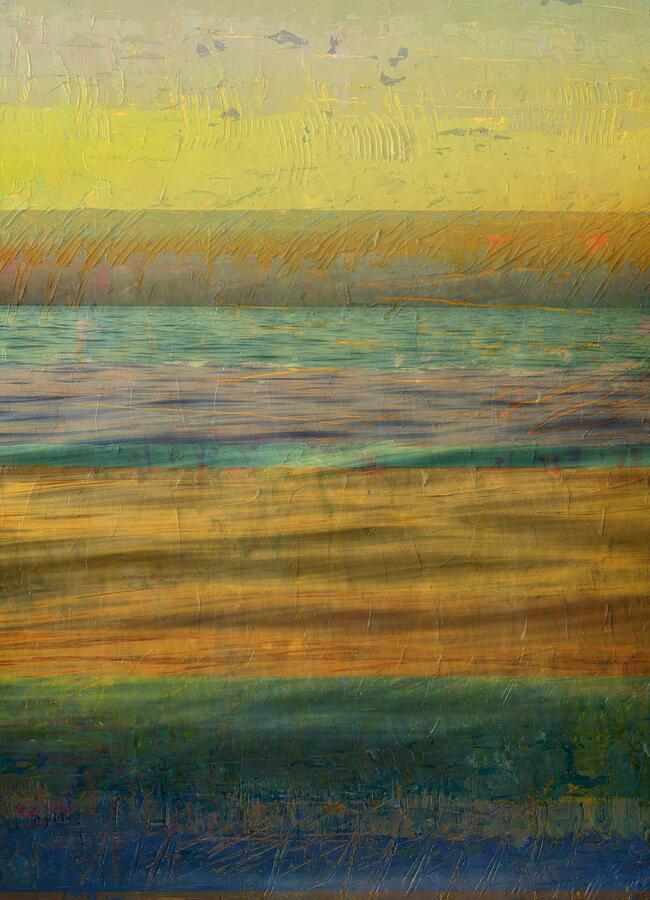 After the Sunset - Yellow Sky Photograph by Michelle Calkins After the Sunset - Yellow Sky Photograph by Michelle Calkins