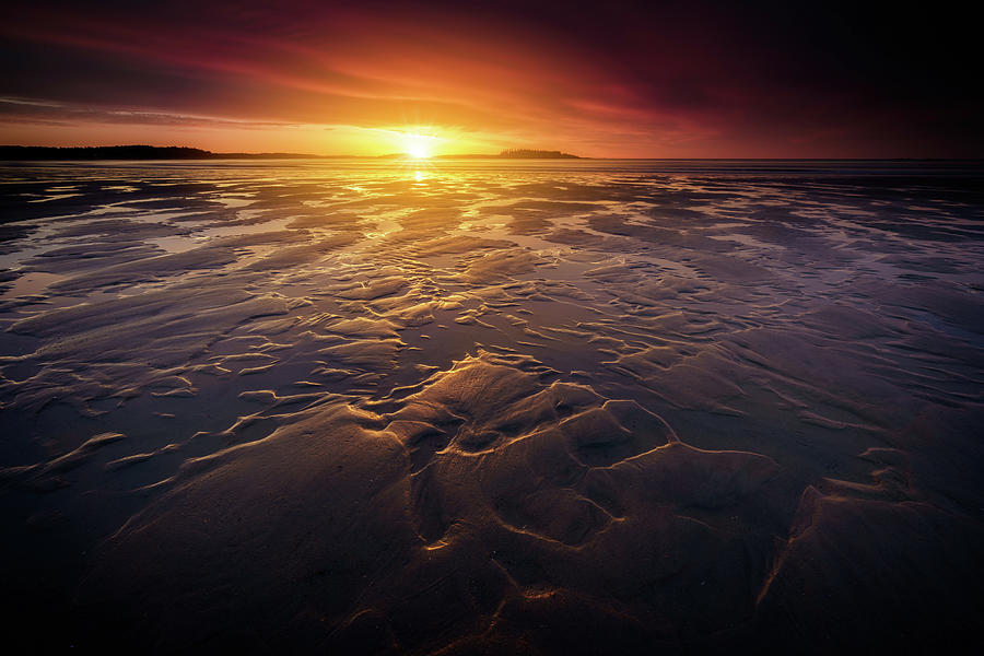 Beach Photograph - After The Tide by Rick Berk