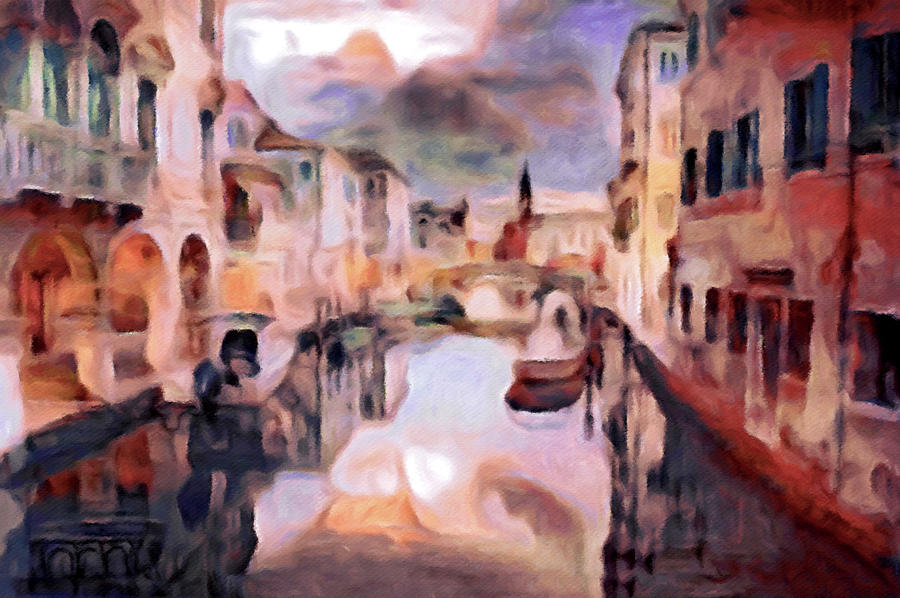 After the Venetian Rain Digital Art by Susan Maxwell Schmidt