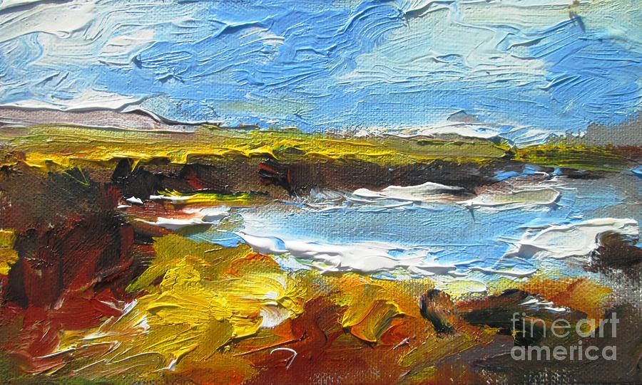 After Yeats Landscape Painting  Painting by Mary Cahalan Lee - aka PIXI