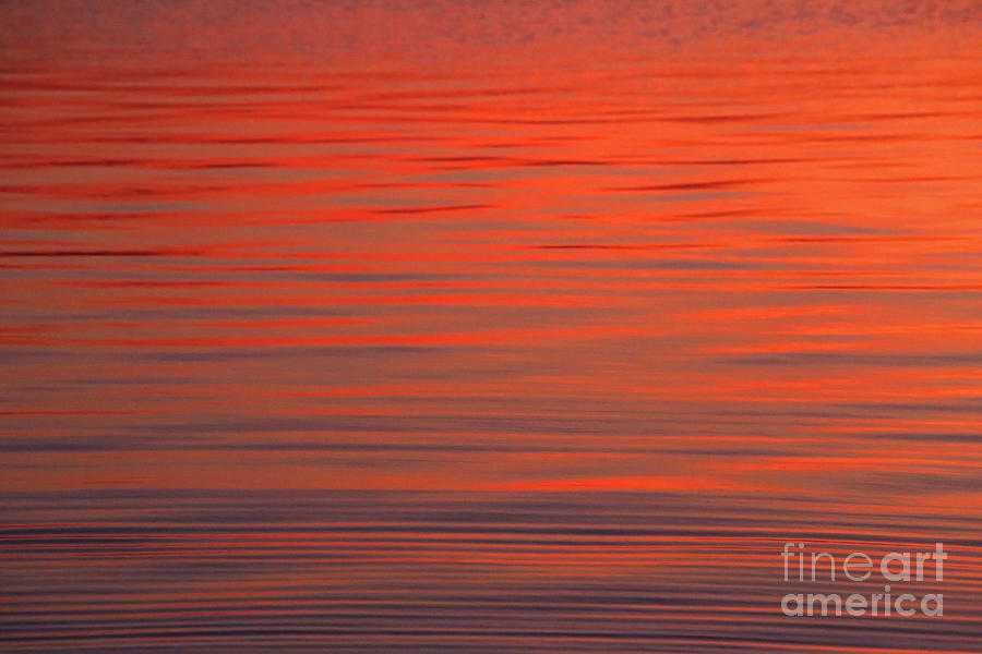 Afterglow and Ripples Photograph by Marty Fancy