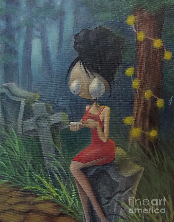 Dark Painting - Afterlife by Lori Keilwitz