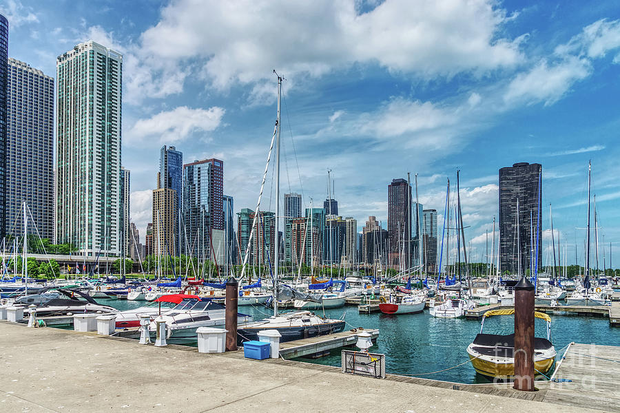 Afternoon At Chicago Harbor Photograph by Jennifer White