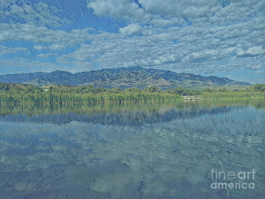 Afternoon at Patagonia Lake  Digital Art by David Ragland