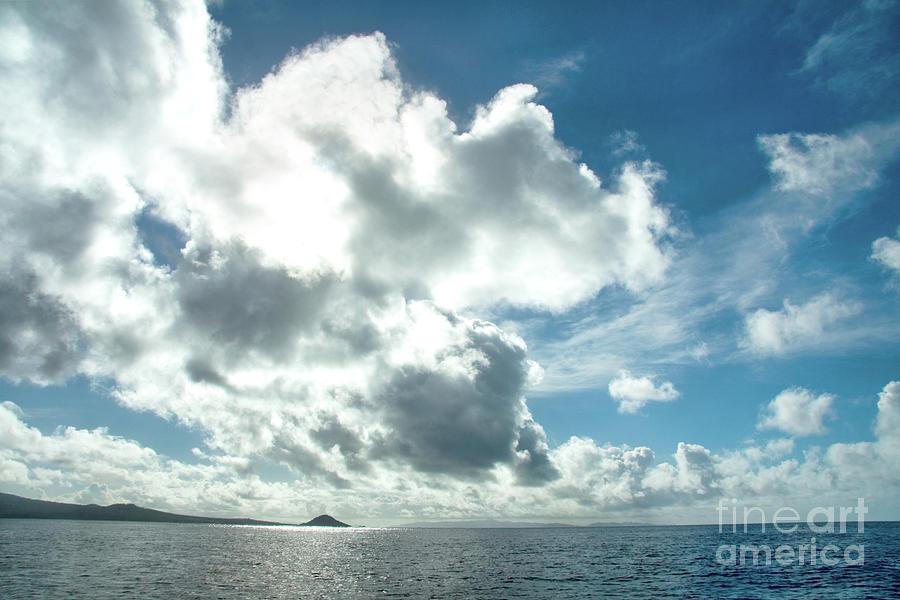 Afternoon Clouds over Taveuni Island Fiji Photograph by Julia Hiebaum