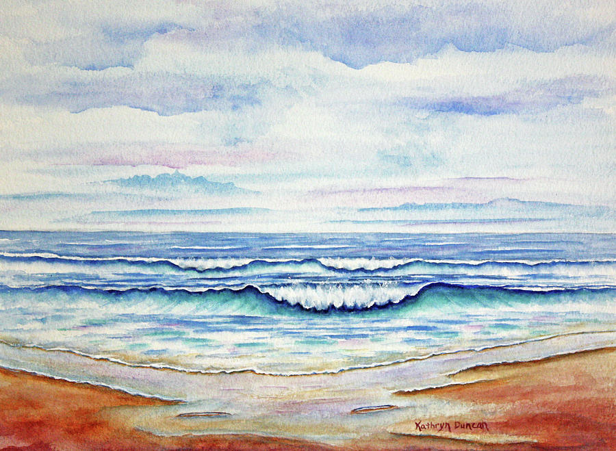 Afternoon Delight - Beach Painting by Kathryn Duncan
