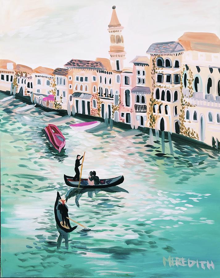 Afternoon in Venice Painting by Meredith Palmer