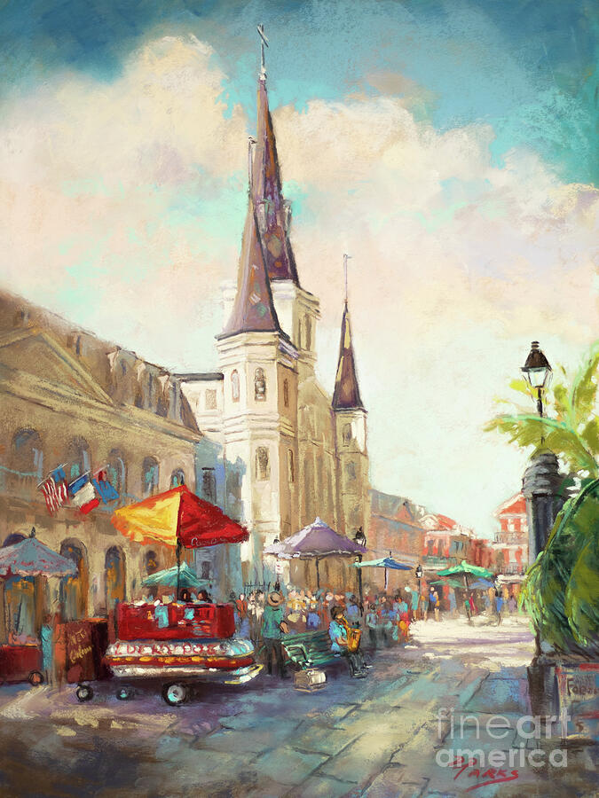 Afternoon Light, Jackson Square Painting by Dianne Parks
