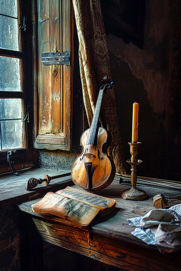 Afternoon Light On Violin Digital Art By Garry Gay - Fine Art America