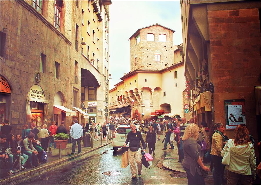 Afternoon Rush Hour in Florence, Italy Photograph by Slawek Aniol ...