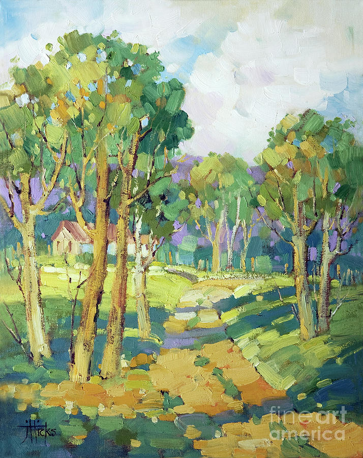 Impressionism Painting - Afternoon Shadows by Joyce Hicks