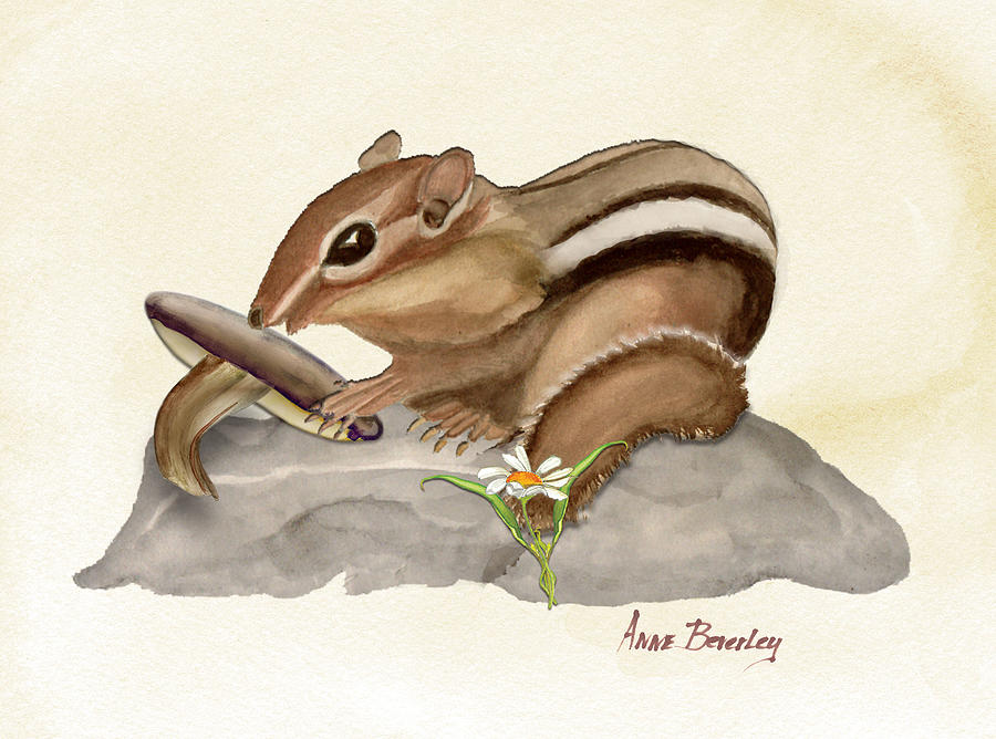 Afternoon Snack Painting by Anne Beverley-Stamps