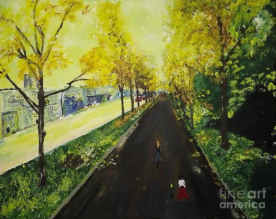 Afternoon Stroll Painting by Denise Morgan