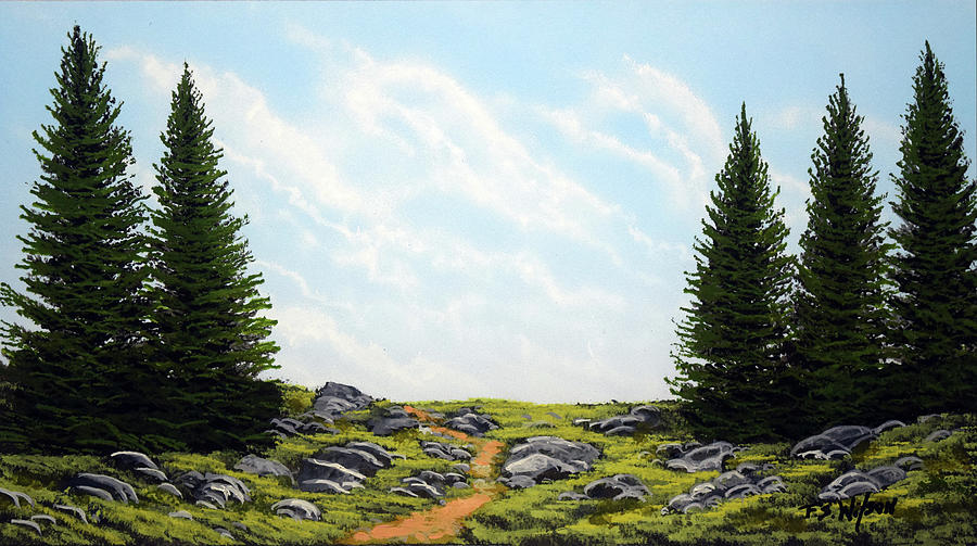 Nature Painting - Afternoon Trail by Frank Wilson