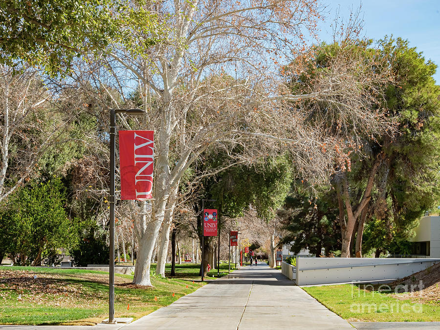 Unlv Photograph - Afternoon view of the campus of UNLV by Chon Kit Leong