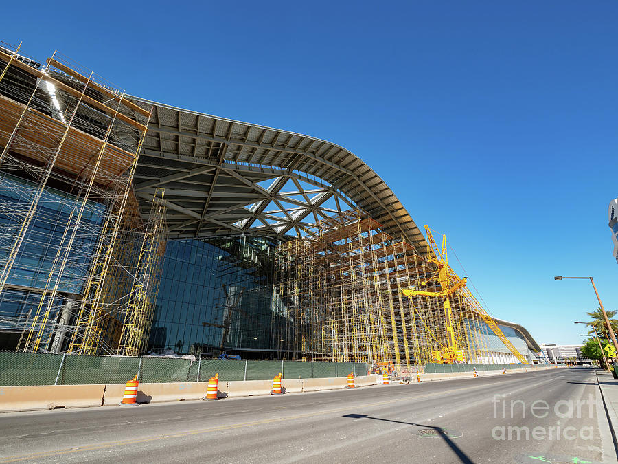 Afternoon view of the Construction site of new convention center ...