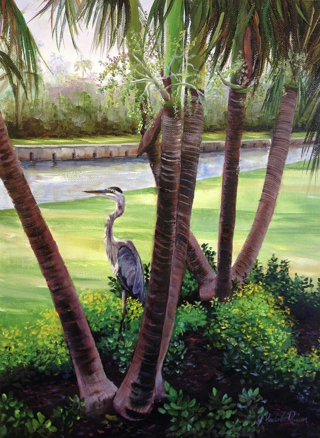 Afternoon Visitor Painting by Judy Rixom