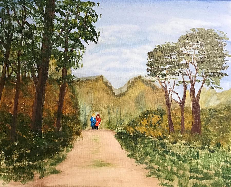 Afternoon walk Painting by Schubert - Pixels