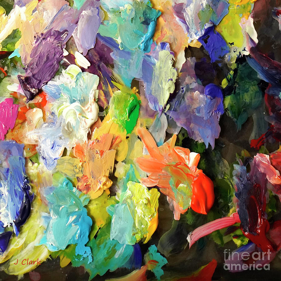 Abstract Painting - Against All Odds by John Clark