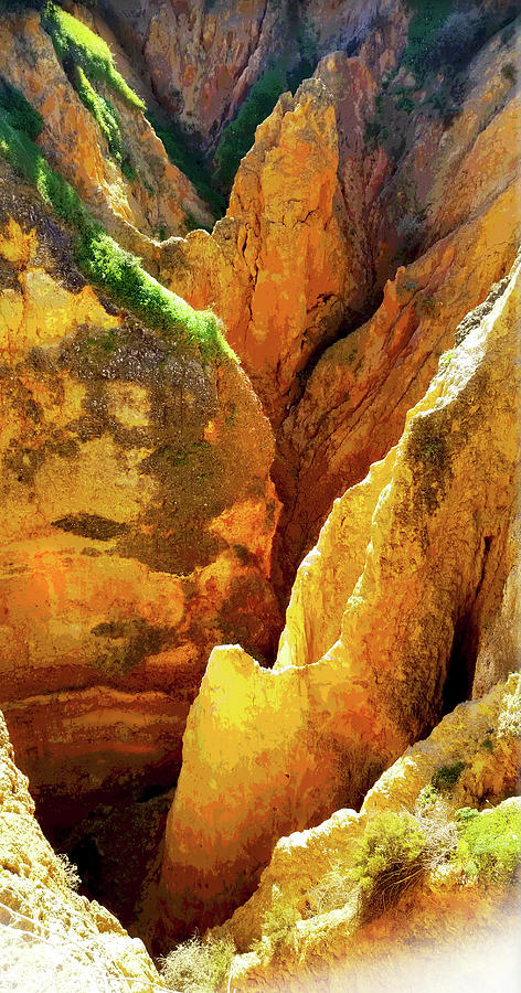 Agarve cliff faces Photograph by John Bartosik