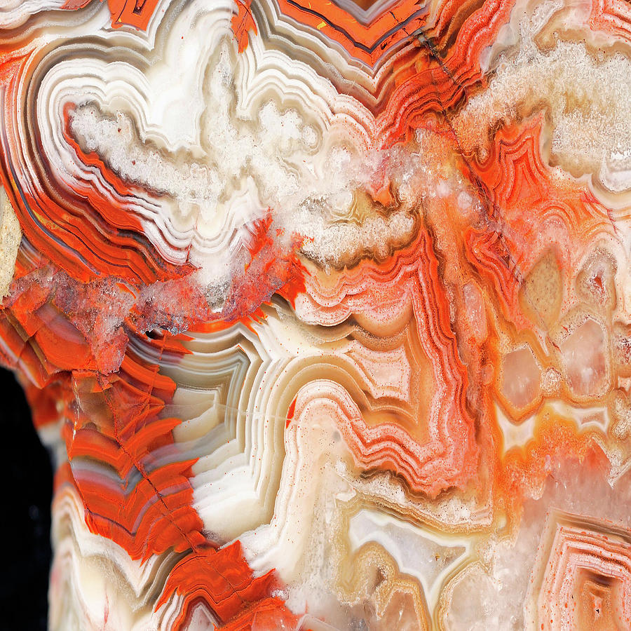 Agate Geode Texture 02 Painting by Aloke Design