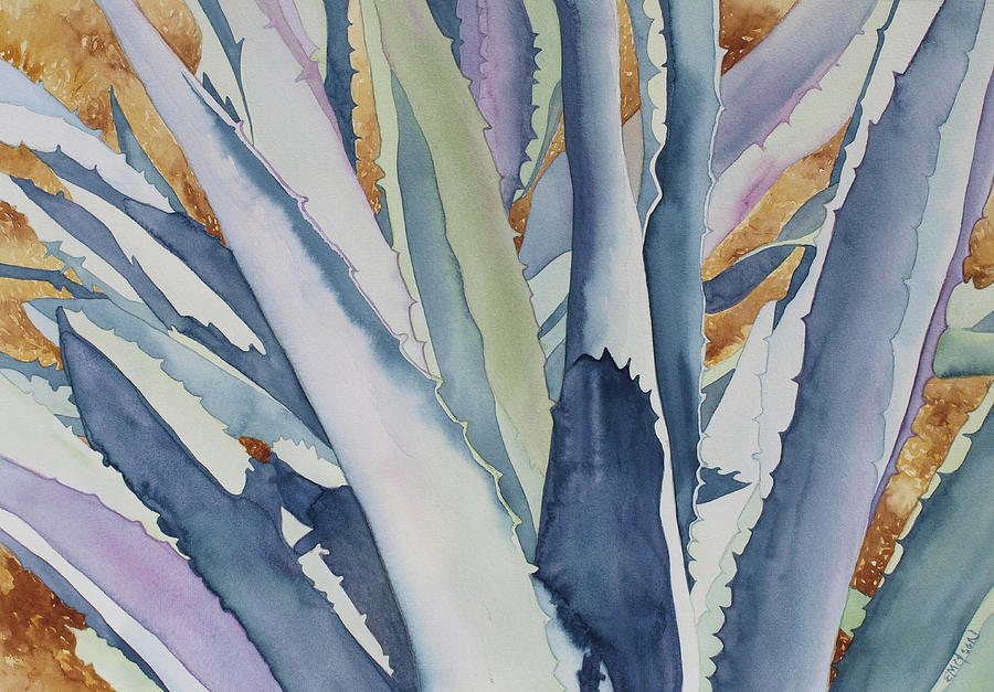 Agave 4 Painting by Eunice Olson