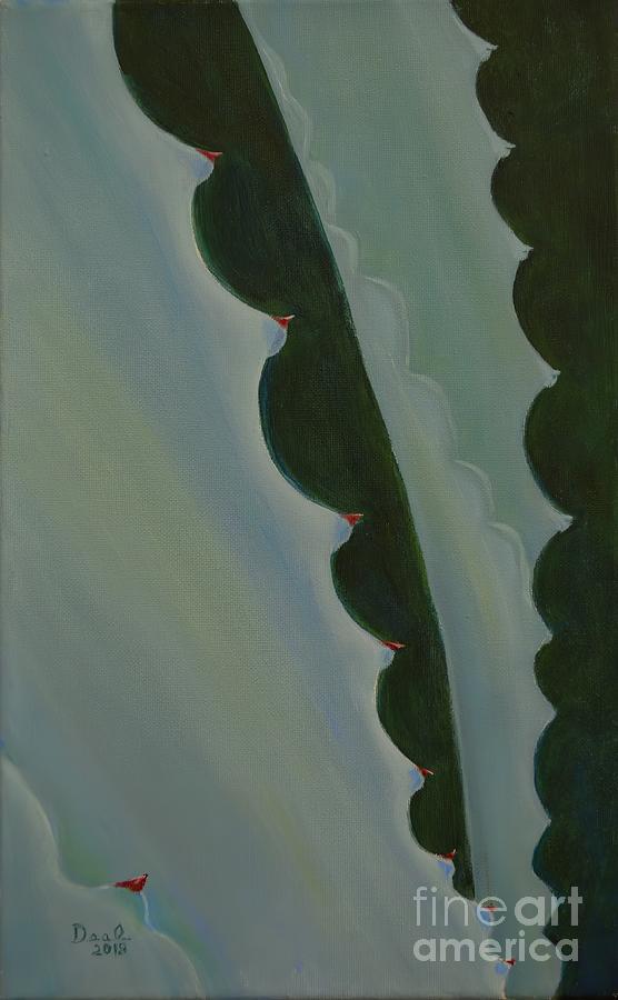 Agave Painting - Agave Leaves by Mary Deal